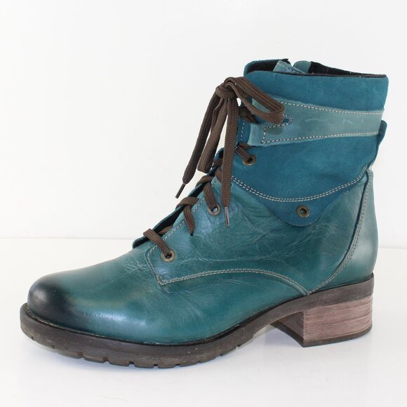 Dromedaris  Kara Burel Leather Boots Womens (EU 41/US 9.5) - Picture 1 of 11